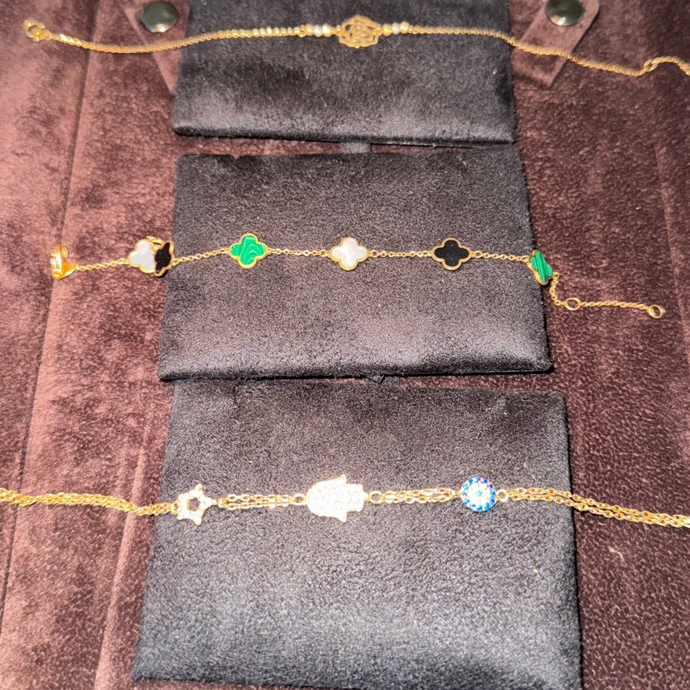 Brand New 18K Solid Gold Bracelets from Lebanon - Picture 2 of 16